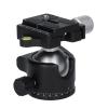 Andoer Andoer H-35A Panorama Ballhead Tripod Mount Adapter Ball Head U-Groove Low Gravity Center Aluminium Alloy Max. 15kg/33lbs Load Capacity view 1