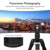 Andoer Andoer H-35A Panorama Ballhead Tripod Mount Adapter Ball Head U-Groove Low Gravity Center Aluminium Alloy Max. 15kg/33lbs Load Capacity view 2