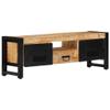 vidaXL TV Stand, TV Unit for Living Room, Sideboard with Storage, Entertainment Center Media Unit Cupboard, Industrial Style, Solid Wood Mango view 1