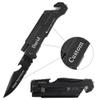 Fanfoobi Personalized Engraved Pocket Knife - 6 Functions, Gift For Men - Boyfriend, Husband, Dad, Friend, Groomsmen view 3