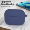 ATUAT for AirPods Pro 2nd Generation Case Cover, Protective Silicone Skin Accessories with Keychain for Women Men for Apple AirPods Pro Gen 2(2022), Front LED Visible-Royal Blue view 2