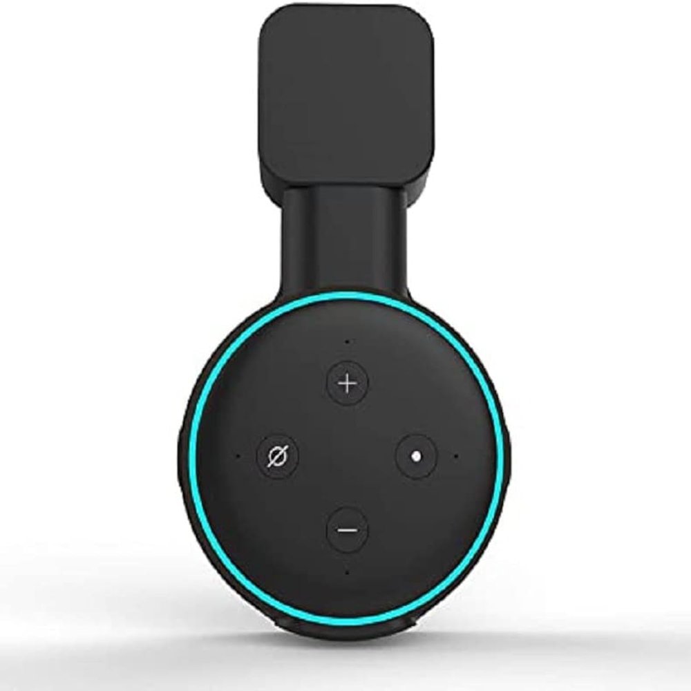 Aokicase For Amazon Echo Dot 3rd Holder Wall Mount Stand Mount Accessories with Integrated Cable Management, Speaker Accessories Rack (Amazon Echo 3rd, Black) XJL-T08