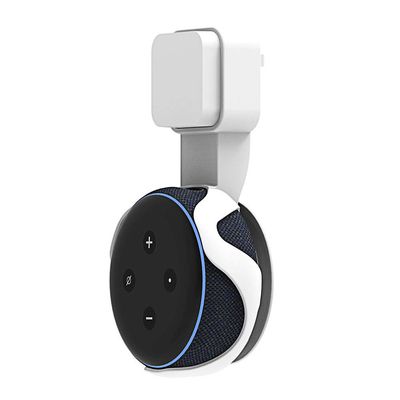 Aokicase For Amazon Echo Dot 3rd Holder Wall Mount Stand Bracket Accessories with Integrated Cable Management, Speaker Accessories Rack (Amazon Echo 3rd, White) XJL33