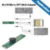 10Gtek M.2 (M Key) to SFF-8643 Adapter for PCIe 3.0 x4 Interface Conversion, Enabling High-Speed NVMe SSD Connectivity in U.2 Storage Systems view 3