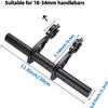 Yizhet Bike Handlebar Extension, Aluminum Alloy Bicycle Handlebar Extender Multifunction Double Bike Handlebar Bracket Extender for Holding Bicycle Speedometer, GPS, Phone Mount Holder(30cm) view 2