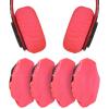 2 Pairs Headphone Ear Covers Replacement, PChero Fabric Earpad Cover Protectors with Stretchable and Washable Cloth for Wireless Wired Over The Ear Headphones (Fit 3.5" - 4.3", Pink) view 1