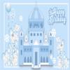 10x10ft Ice Castle Princess Happy Birthday Photography Backdrops Blue Cartoon Theme Baby Show Banner Background for Photo Prop view 2