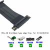 10Gtek PCIe 3.0 x8 Riser Cable, Male Straight to Female 90 EMI-Shielded GPU Jumper Cable for Graphics Cards, 14.5cm/0.48ft view 4