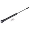 Aerial Antenna, Universal 9 Inches Rubber Antenna Mast Replacement Anti Noise Aerial FM Radio Antenna with Screw Thread Fittings for 2009-2015 view 1