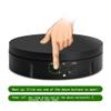 Andoer 360 Electric Rotating Turntable USB Charging Rotating Display Stand 3 Speed Adjustable for Photography Display Jewelry Watch Collectibles view 4
