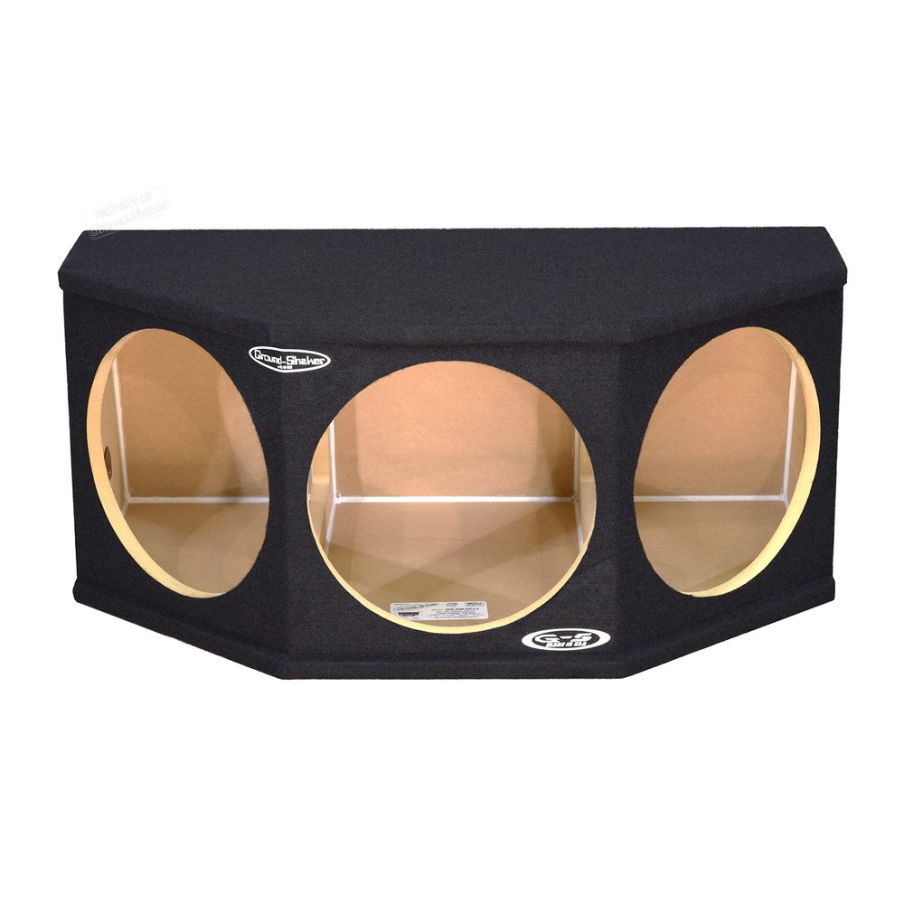 12" Triple Sealed Sub Box 10" Hatchback Ground Shaker Subwoofer Enclosure Speaker Box