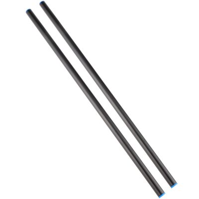 LEFTFOTO 15mm Rods 400mm(16Inch) Long for Camera Rail Support, Follow Focus, Shoulder Rig, Matte Box, Shoulder Pad, Lens Support (2PCS)