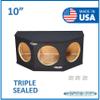 10" Triple Sealed Sub Box 10" Hatchback Ground Shaker Subwoofer Enclosure Speaker Box view 2