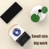 Feiyx Projector,100ANSI Lumen Video Projector 1080P HD Portable with 15 4D Zoom Keystone, 150''Display Dual Speakers 30000Hours Home view 3