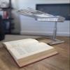 daylight24 Table Top Full Page Magnifier LED Desk Lamp, Silver - Ideal for Reading, Hobby and Crafting with LED Light Strip for Optimal Visibility, 10 inch (202055-05) view 4