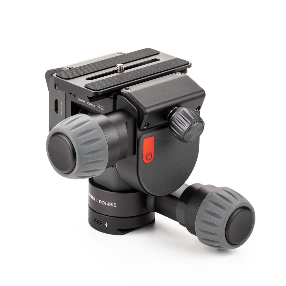 Benro Polaris Timelapse Edition 2-Axis Smart Electric Tripod Head with App Control, Doubles as Panoramic & Star-Track Head, Supports up to 15 lb (BR203)