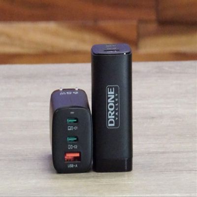 65W 3-Port Home Charger - PD 3.0 PPS/QC 3.0 - Drone Valley Gear