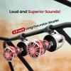 Bluetooth Waterproof Off-Road Speakers - 3.5 40W Marine Grade Woofer Sound System w/RGB Light, Full Range Outdoor Audio Stereo Speaker for Motorcycle, ATV, Jeep, Boat, Includes Brackets view 3