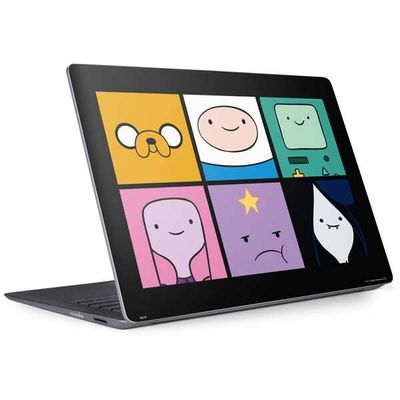 Skinit Decal Laptop Skin Compatible with Surface Laptop 2 - Officially Licensed Warner Bros Adventure Time Character Tiles Design