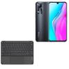 BoxWave Keyboard Compatible with Infinix Note 11 - SlimKeys Bluetooth Keyboard with Trackpad, Portable Slim TouchPad - Jet Black view 1