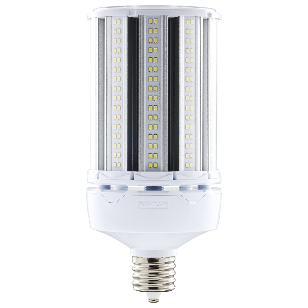 Satco S49397 Corncob LED HID Light Bulb, Mogul Extended Base, 120W, 35000 Hour Rating, 16560L, Natural Light