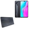 BoxWave Keyboard Compatible with Infinix Note 11 - SlimKeys Bluetooth Keyboard, Portable Thin with Chiclet-Style Keys - Jet Black view 1