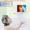 ABHILWY Shower Tablet Holder Waterproof Compatible with Ipad, Wall Mounted Bathroom Tablet Case Rotation, Adhesive Touchable Cradle with Glass Mirror Anti-Fog Screen for Kitchen 11 inches White view 2