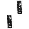 DOITOOL 2pcs K-waist Clip Multifunctional Back Clamp for Outdoor Gear Belt Clip for Hunting and Camping - Design Easy Attachment for Black view 1