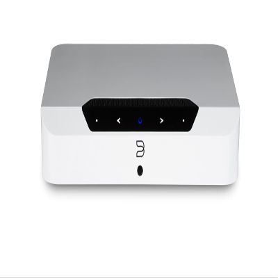 Bluesound POWERNODE Edge Compact Wireless Multi-Room High Resolution Music Streaming Amplifier - White