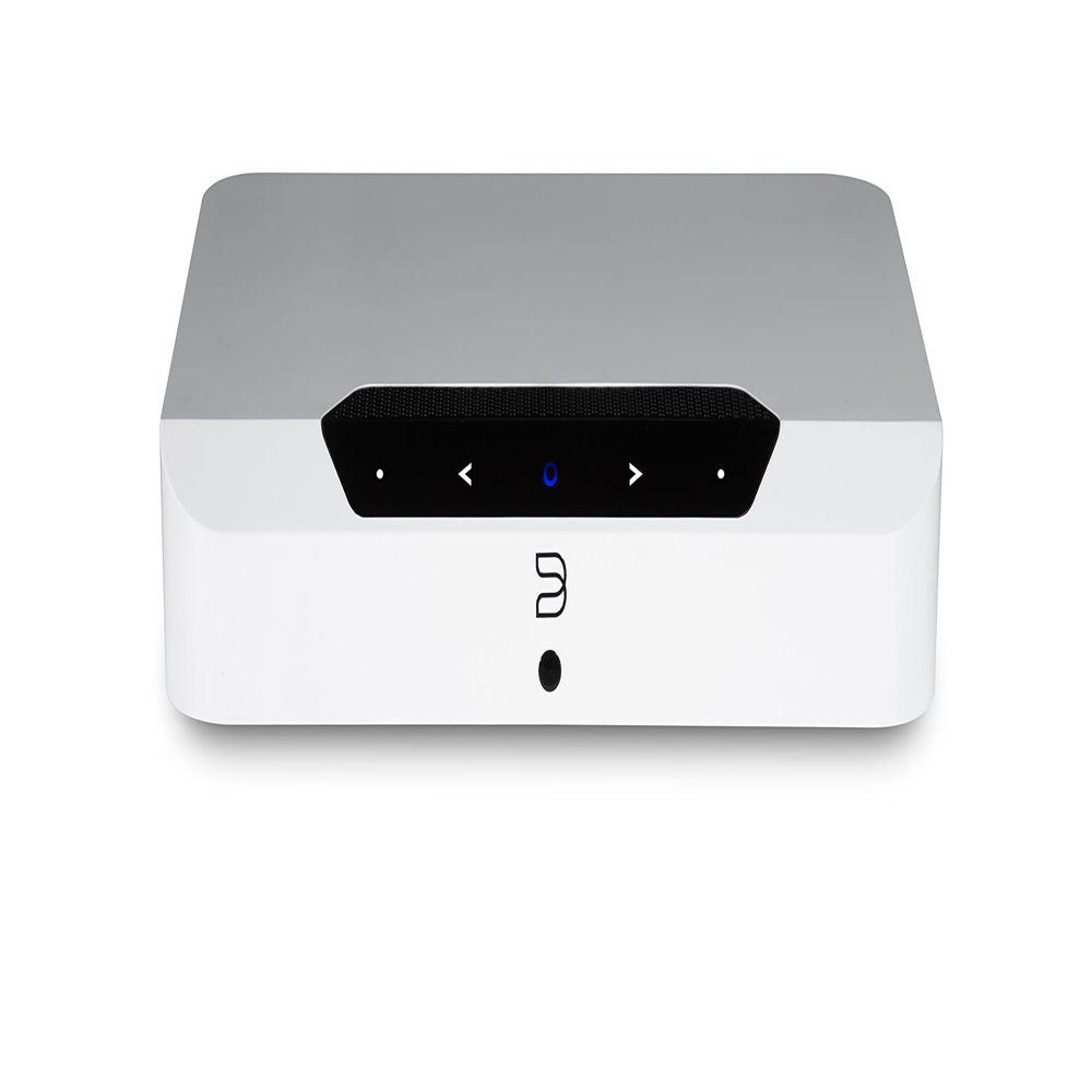 Bluesound POWERNODE Edge Compact Wireless Multi-Room High Resolution Music Streaming Amplifier - White