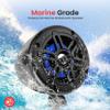 4 Waterproof Off-Road Speakers - 150W 2-Way Marine Woofer Sound System w/ 360 Rotatable Bracket, Full Range Outdoor Audio Stereo Speaker for Motorcycle ATV Jeep Boat, Includes Brackets (Black) view 4