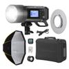 XPLOR 400 Pro Compact TTL R2 Monolight, Bundle with ParaSnap Octa 36 Softbox and Speedring view 1