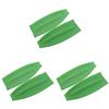 Zerodeko 3pairs Latex Oversleeve Oil Resistant Kitchen Cleaning Sleeves for Adults Reusable Green Arm Covers for Household Use view 1