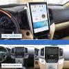 ZWNAV 13.6 inch Qualcomm Car Radio Android Auto for Toyota Land Cruiser 200 LC200 2016-2021 Stereo Replacement Tesla Style Touch Screen Unit Audio Multimedia Player GPS Navigation view 2