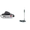 Uniden PC68LTX 40-Channel CB Radio,Silver & RoadPro (RP-711) 24" Magnet Mount Stainless Steel CB Antenna Kit view 1