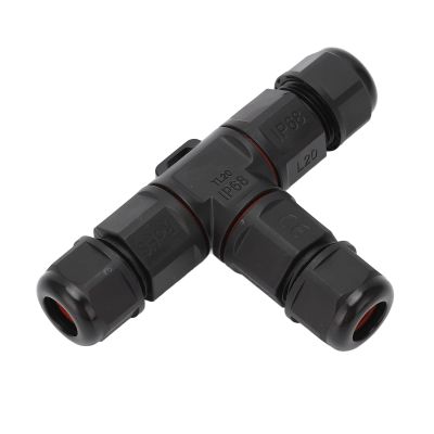 3-Way Junction Box Connector, Screw Crimp, Professional Waterproof Seal, Naval Aviation 3 Pole Wire Connector for TL20-3 6-12mm Wires