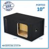 10" Single Ported Extra Large Solo Baric Subwoofer Enclosure Ground Shaker Speaker Box view 2