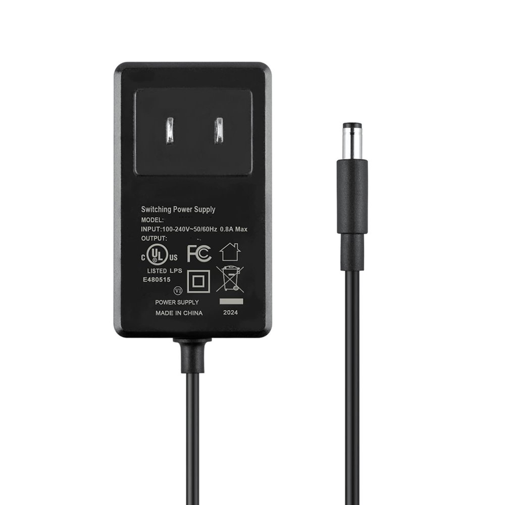 Dysead 4ft Small AC DC Adapter for Buffalo AirStation N600 Gigabit Dual Band Router WZR-600DHP2 WZR-600DHP2D Power Supply Cord Cable PS Charger Mains PSU