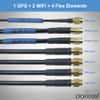 Proxicast 7-in-1 Pro-Grade MIMO 4G/5G + WiFi + GPS Flexible Combination Screw Mount Vehicle Antenna Compatible with Cisco, Cradlepoint, Digi, Peplink and Other Modems/Routers (Top Hat ANT-520-421) view 4