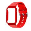 KangPlus Soft Strap for Xiaomi Mi Band 7 Pro,Soft Silicone Replacement Band Sport Strap Wristband Breathable Adjustable Watch Band for Women Men - Red view 2