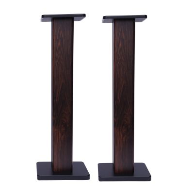 YIYIBYUS 36" Stable Thick Speaker Bookshelf Stands Home Theater Speaker Holder Pair - Sanus Adjustable Height Speaker Stand - Holds Satellite & Small Bookshelf Speakers