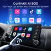 CarlinKit 8+128G - Wireless CarPlay&Android Auto Adapter,CarPlay Ai Box for car Wired CarPlay,8-Core,Bulit-in GPS,Ultra-Thin,Android 13.0 System,Dual Bluetooth,SIM&TF Card etc view 2