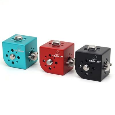 SZJELEN with 1/4 3/8 Screw Arri Camera Extension Side PanelSquare 3/8 Three-Side Expansion Block for Arri Red Sony Camera (Blue)