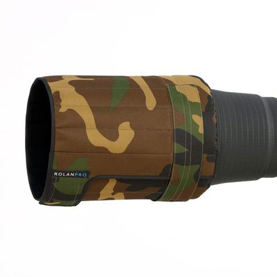 Rolanpro Lens Hood Telephoto Lens Folding Hood for Canon Nikon Sony Sigma Tamron 500mm f/4 SLR (M)-#6 Green Waterproof