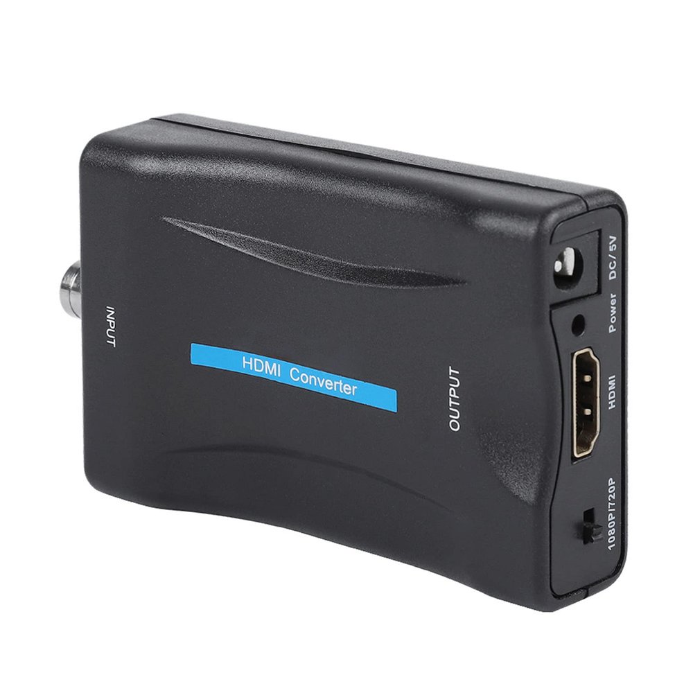 BNC to HDMI Converter Adapter, 1080P/720P HD Display Video Adapter, Motion Adaptive Processing Technology HDMI to BNC Converter