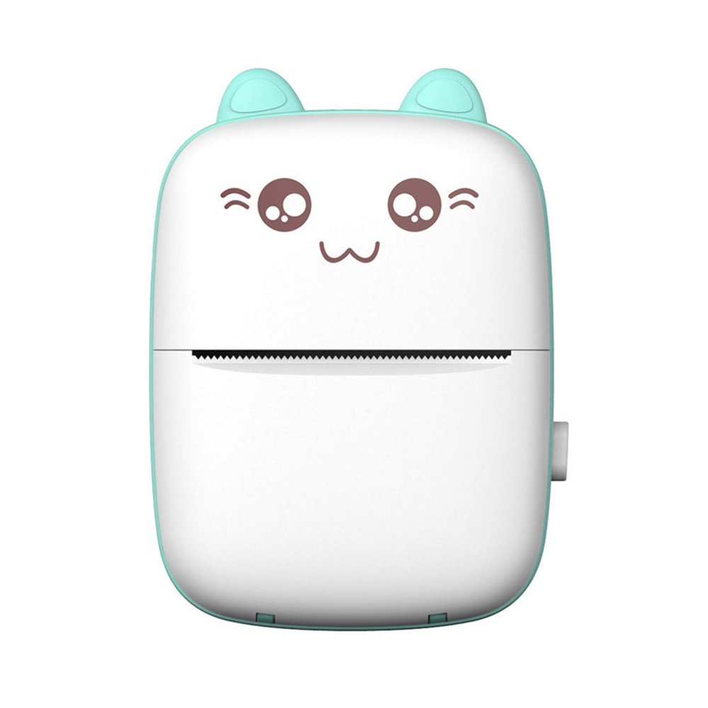 Andoer Portable Mini Pocket Printer BT Thermal Printer with Thermal Printing Paper USB Cable for Note Photo Web Document Printing