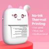 Andoer Portable Mini Pocket Printer BT Thermal Printer with Thermal Printing Paper USB Cable for Note Photo Web Document Printing view 2