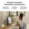 Google Nest WiFi Pro - Wi-Fi 6E - Reliable Home Wi-Fi System with Fast Speed and Whole Home Coverage - Mesh Router - Linen view 3
