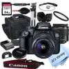 Canon 2000D EOS DSLR Camera (Rebel T7) with 18-55mm f/3.5-5.6 Zoom Lens + 64GB Card, Tripod, Case, and More (18pc Bundle) (Renewed) view 1