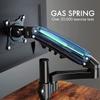 Stellar Mounts Spring LCD Monitor Arm with USB and Multimedia Ports for: Dell 27-inch USB-C Monitor S2723HC - Full HD (1920 x 1080 Display, 75Hz Refresh Rate, 4MS view 3